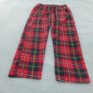 Polo Ralph Lauren Pajama Pants Mens Large Plaid Red Pony Sleep Lounge Drawstring
